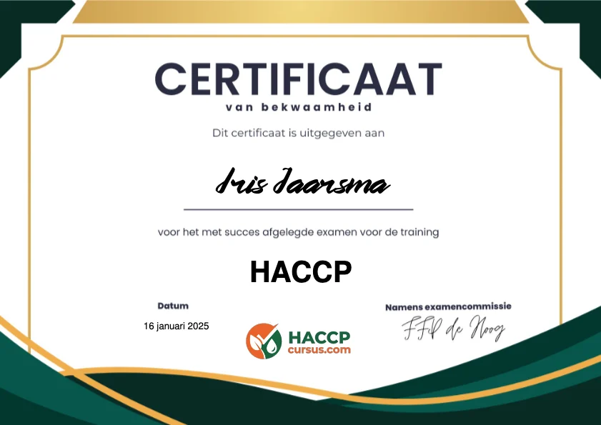 De Snelste HACCP cursus online! 2 haccp cursus